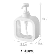 refillable soap dispenser bottle, view 2 - MRSLM