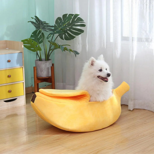 banana shape soft pet bed - MRSLM