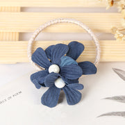 fashion floral elastic hair rope, view 5 - MRSLM