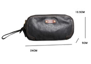 Men's cowhide small crossbody fanny pack, view 6 - MRSLM