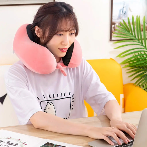 U-shaped memory foam travel pillow - MRSLM
