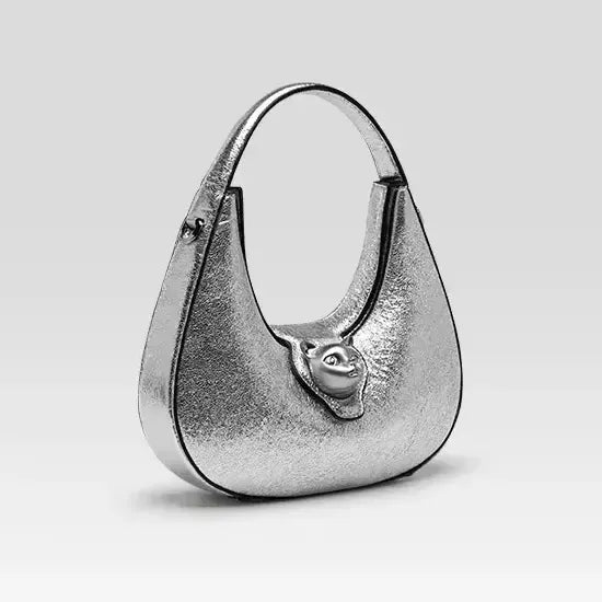 cat-themed half-moon handbag - MRSLM