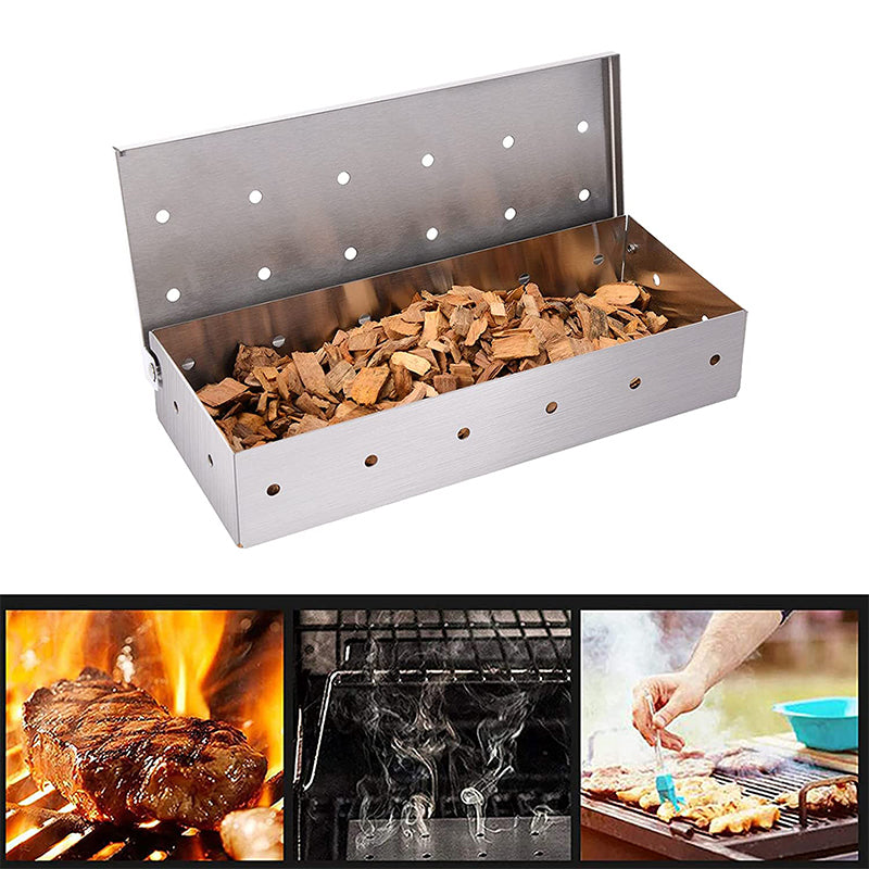 stainless steel smoker box, view 5 - MRSLM
