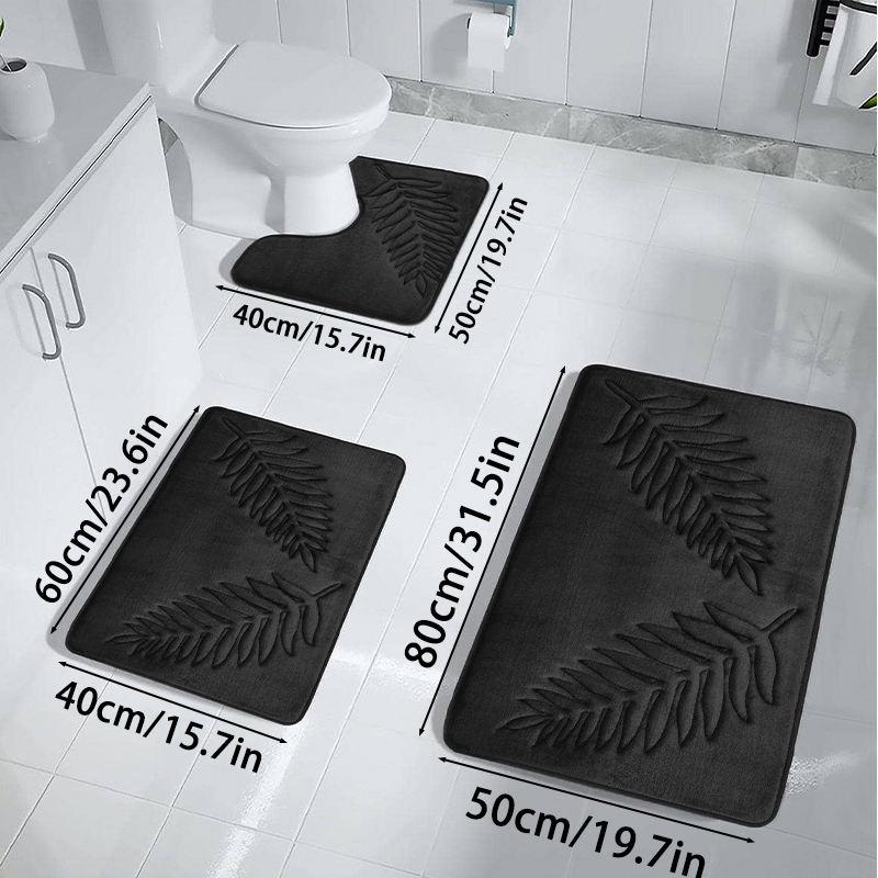 quick-dry memory foam bath mat set, view 6 - MRSLM