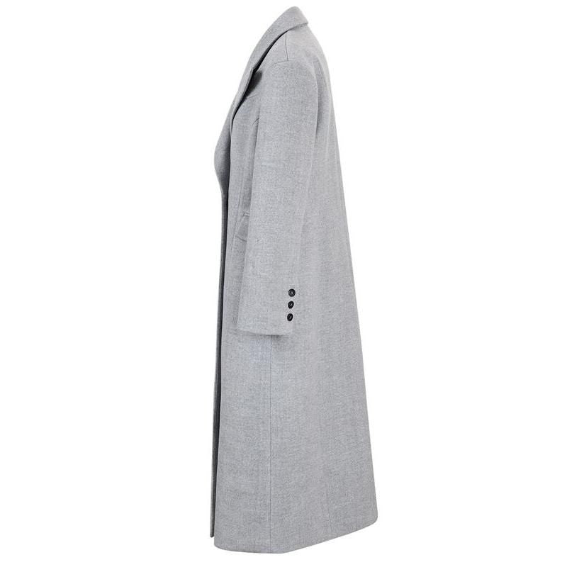 womens woolen overcoat, view 4 - MRSLM