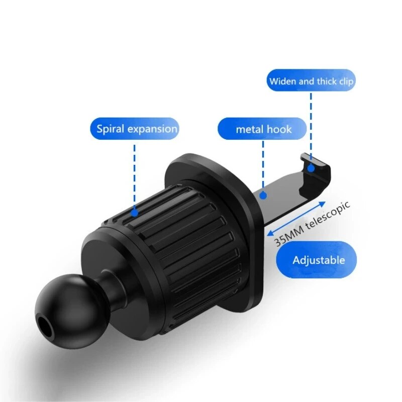 360-degree gravity car phone holder, view 8 - MRSLM