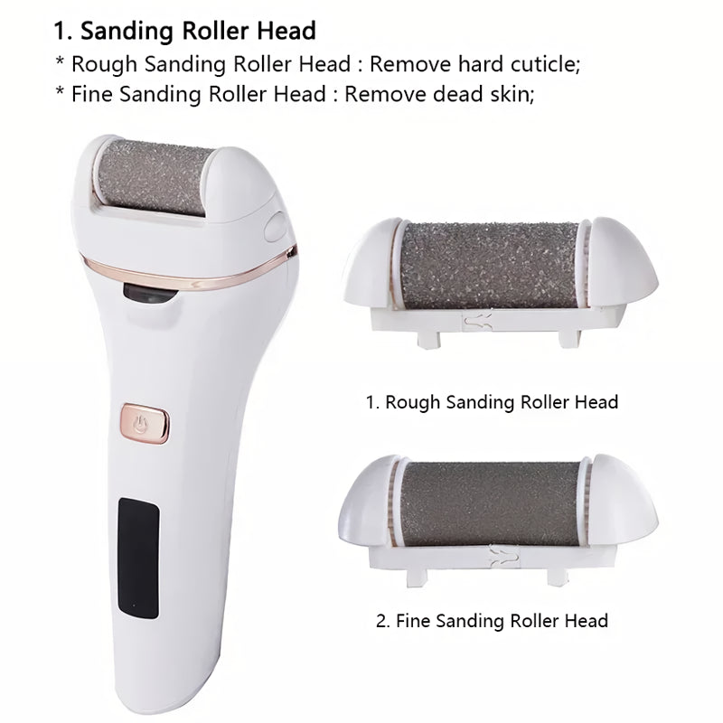 4-in-1 electric lady shaver and foot callus remover, view 3 - MRSLM
