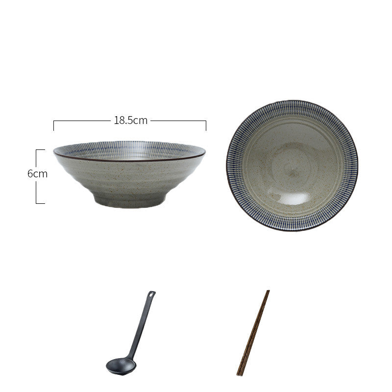 japanese ceramic ramen bowl, view 13 - MRSLM