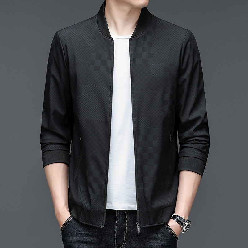 trendy casual men's jacket, view 3 - MRSLM