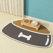 absorbent pet feeding mat, view 4 - MRSLM
