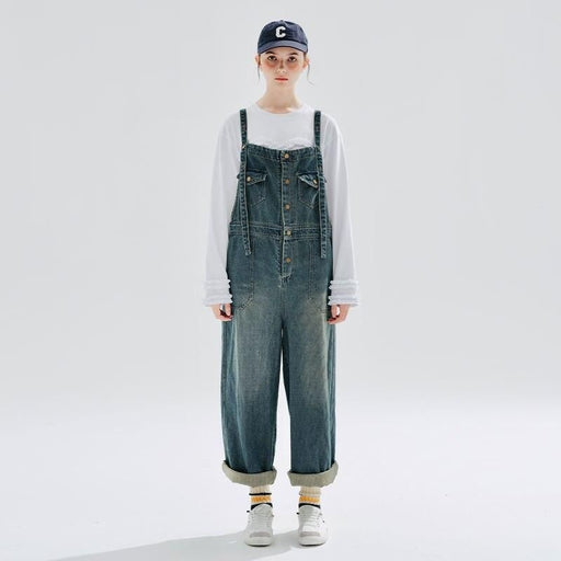 casual denim overalls for women - MRSLM