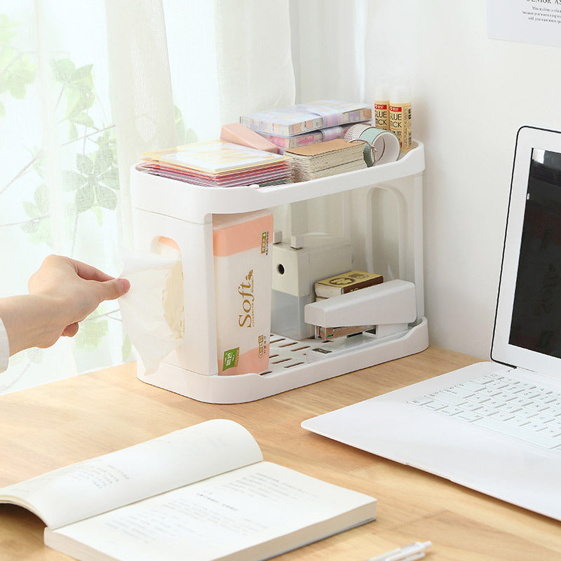 double-layer desktop storage rack, view 4 - MRSLM