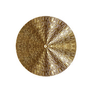 Round gold metal wall hanging, view 9 - MRSLM