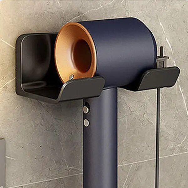 wall mounted hair dryer holder, view 5 - MRSLM