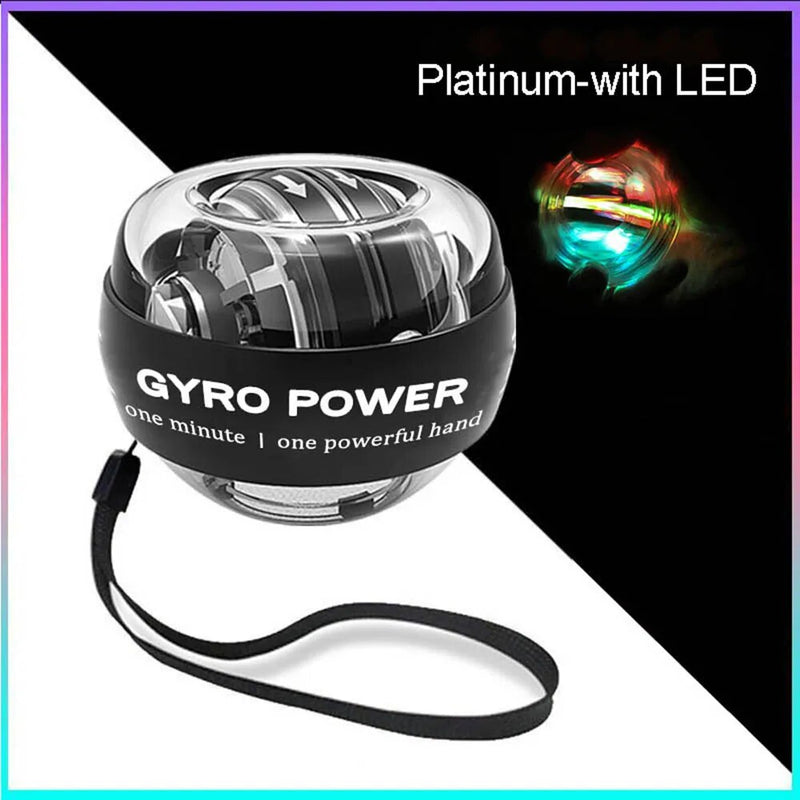 LED gyro wrist trainer ball, view 3 - MRSLM