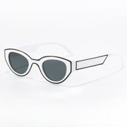 gradient cat eye sunglasses, view 7 - MRSLM