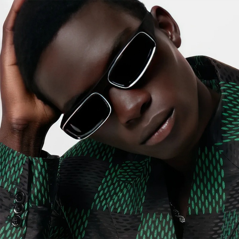 Rectangle punk sunglasses - MRSLM