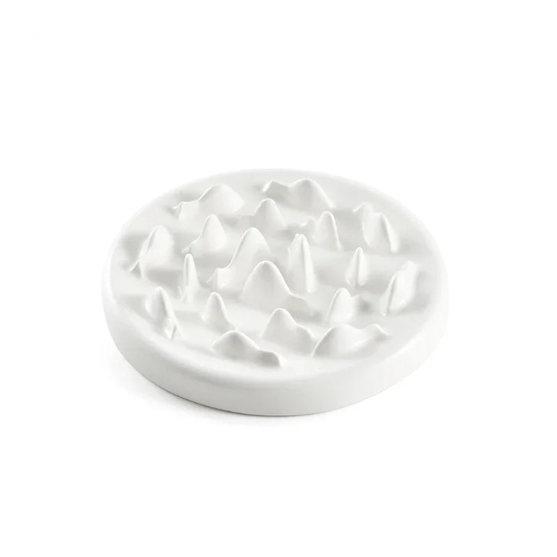 Ceramic slow eating bowl, view 2 - MRSLM