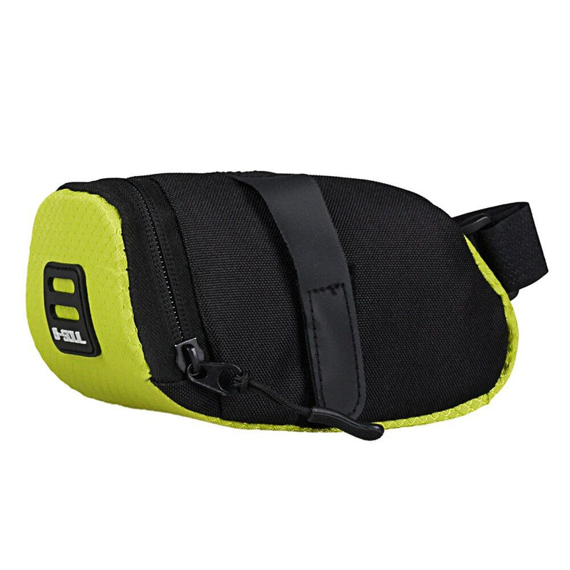 compact reflective cycling saddle bag, view 2 - MRSLM