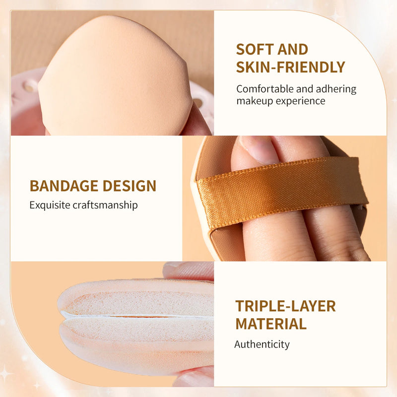 soft cotton powder puff makeup sponge, view 8 - MRSLM