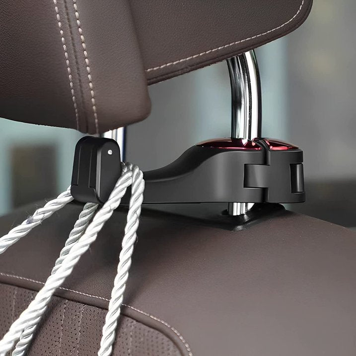 Universal car seat back phone holder and hook, view 8 - MRSLM