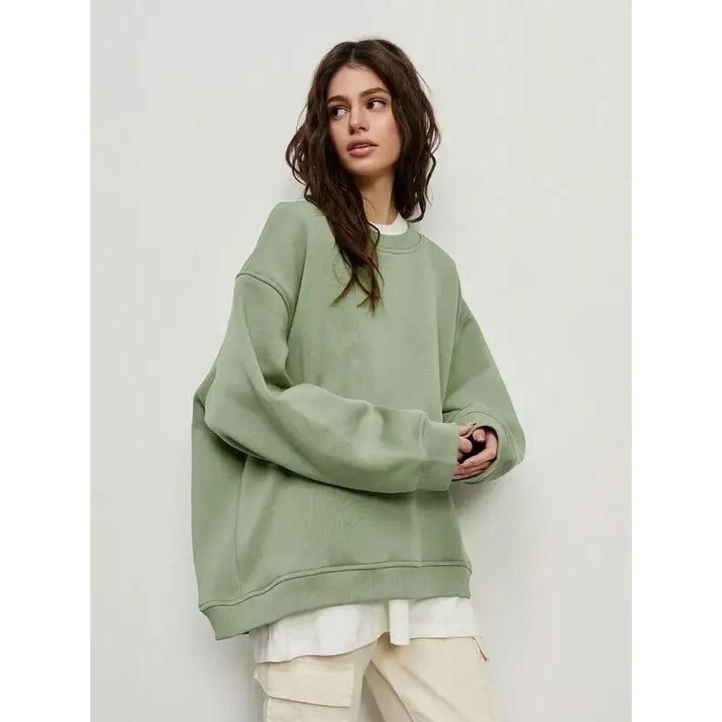 women's fleece sweatshirt, view 7 - MRSLM