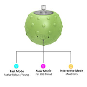 interactive motion-activated cat toy with rolling ball, view 6 - MRSLM
