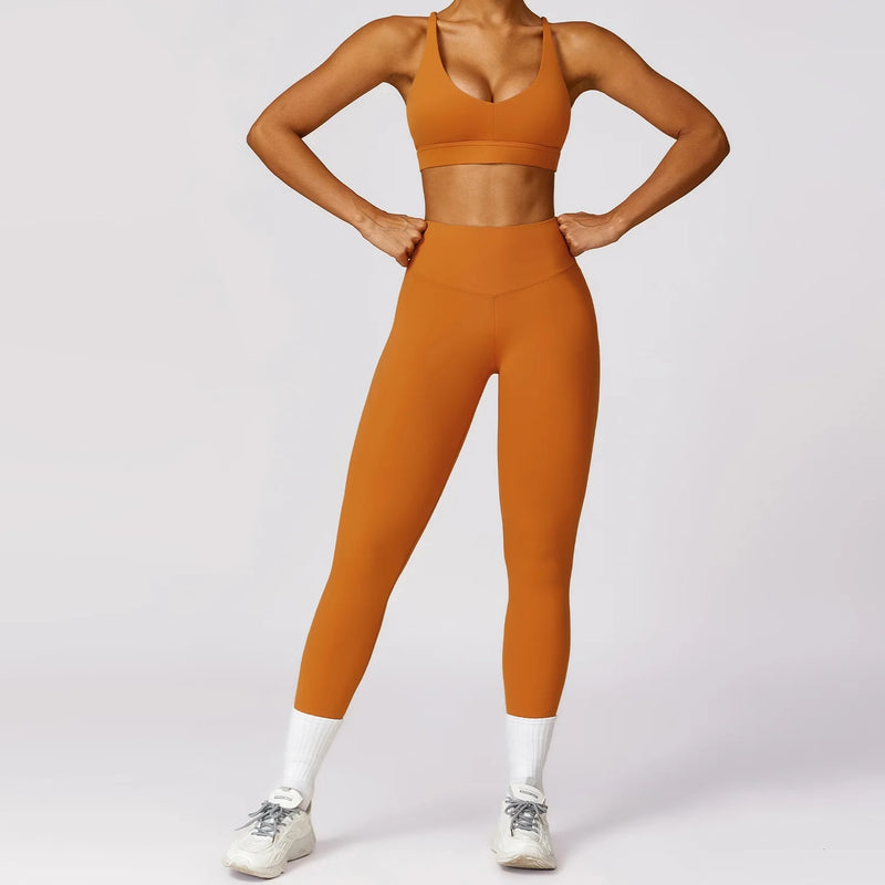 Women's 2-piece yoga set, view 26 - MRSLM