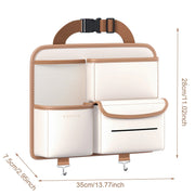 leather car storage organizer, view 6 - MRSLM