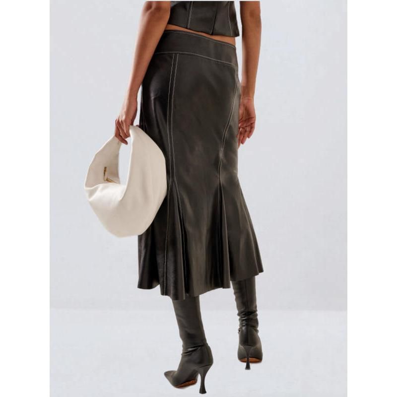 women's fishtail skirt, view 3 - MRSLM