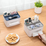 multifunctional tissue box and desk organizer, view 6 - MRSLM
