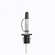 black stainless steel wine pourer stopper, view 2 - MRSLM