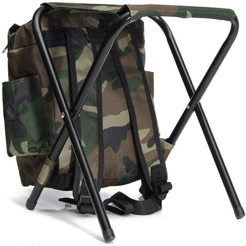 folding camping fishing chair with backpack, view 5 - MRSLM