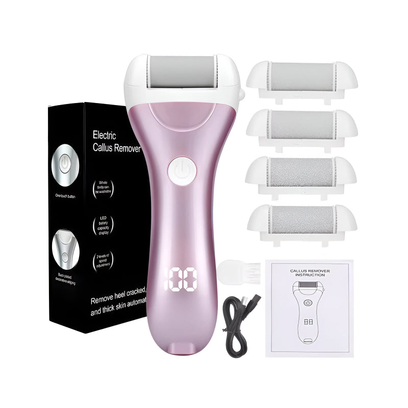 usb rechargeable electric foot file, view 3 - MRSLM