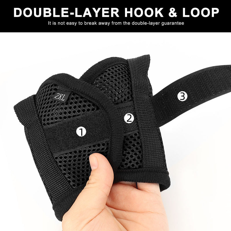 breathable mesh dog muzzle, view 9 - MRSLM