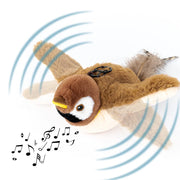 Interactive chirping sparrow cat toy, view 2 - MRSLM