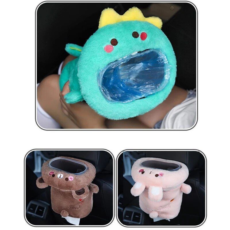 2-in-1 car tissue box and trash bin, view 9 - MRSLM
