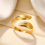 vintage stainless steel adjustable geometric ring, view 18 - MRSLM