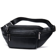 Men's leather belt bag, view 3 - MRSLM