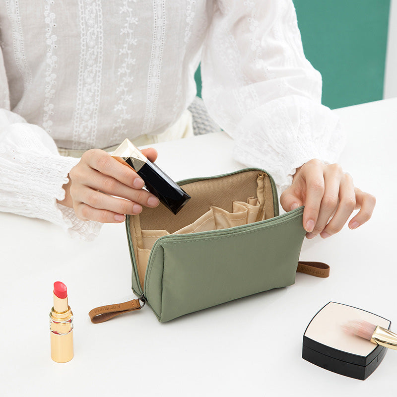 nylon cosmetic organizer bag, view 6 - MRSLM