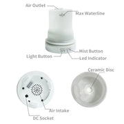 ceramic ultrasonic essential oil diffuser, view 9 - MRSLM
