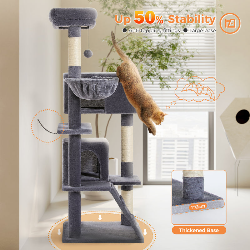 large cat tree tower, view 8 - MRSLM