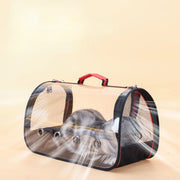 portable clear pet travel cage, view 6 - MRSLM