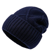 warm knitted wool hat, view 2 - MRSLM
