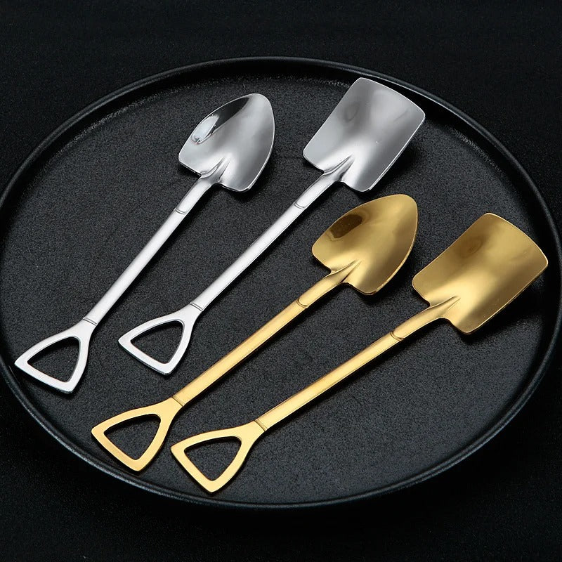 Luxury Stainless Steel Shovel Spoons Set