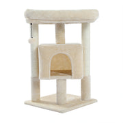 cat tree tower with perch and hammock, view 8 - MRSLM