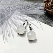 colored stone french hook earrings, view 7 - MRSLM