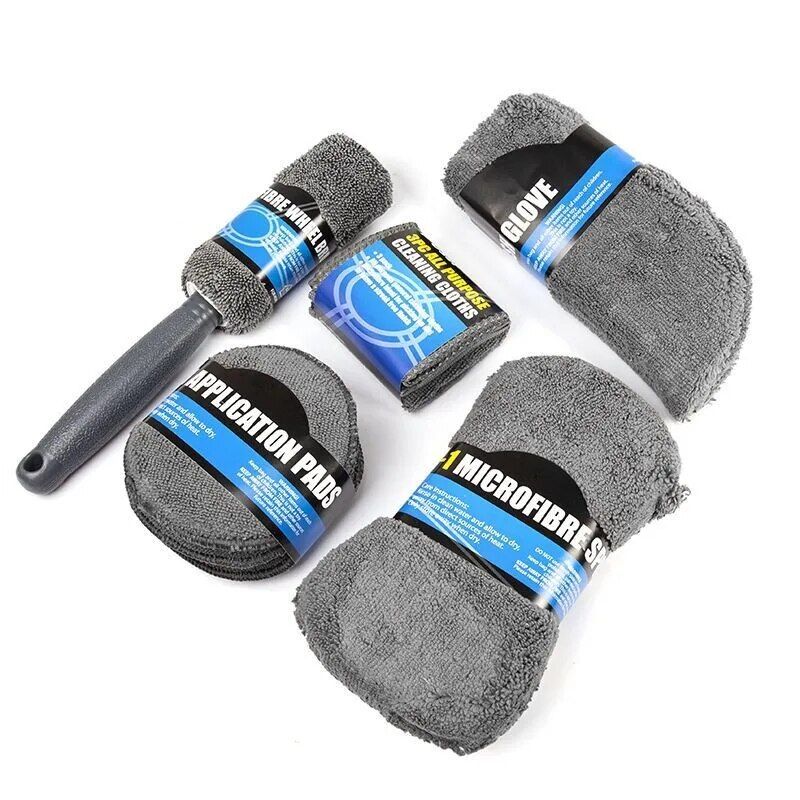 9-Piece Microfiber Car Cleaning and Detailing Kit