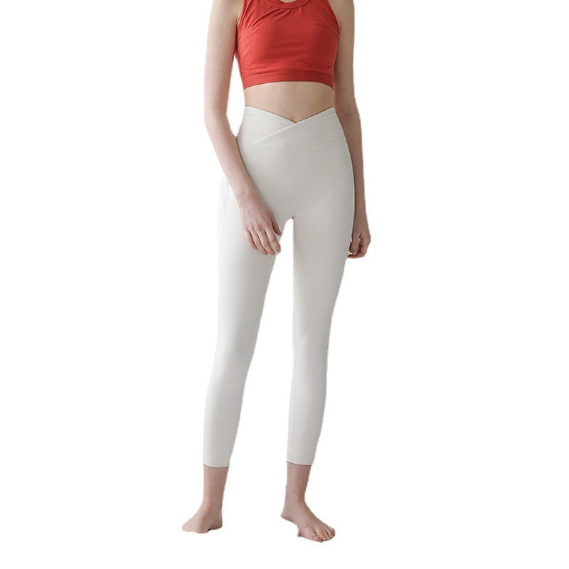 tight-fitting high-waist sports pants, view 2 - MRSLM