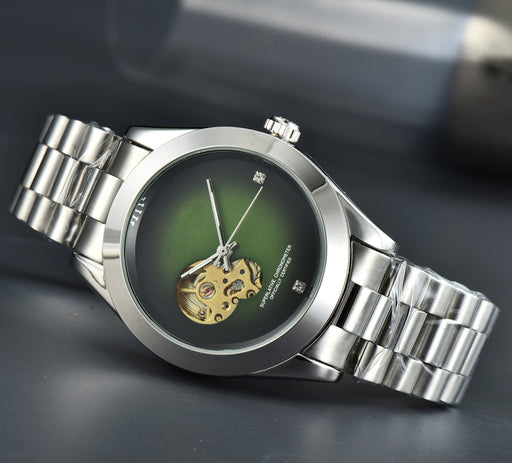 men's hollow mechanical casual watch, view 6 - MRSLM